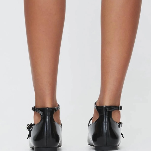 Princess Polly Zumma Flats patent black - Picture 4 of 8